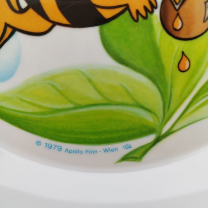 Assiette maya l'abeille vintage collector - photo numéro 4