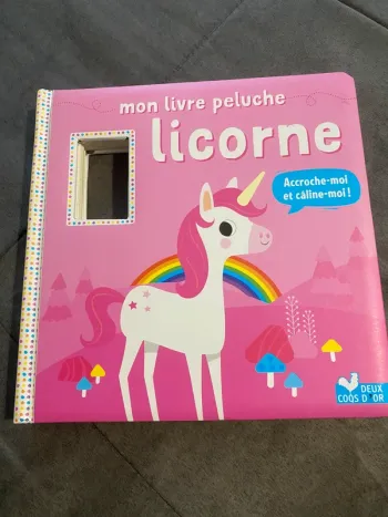 Mon libre peluche licorne histoire