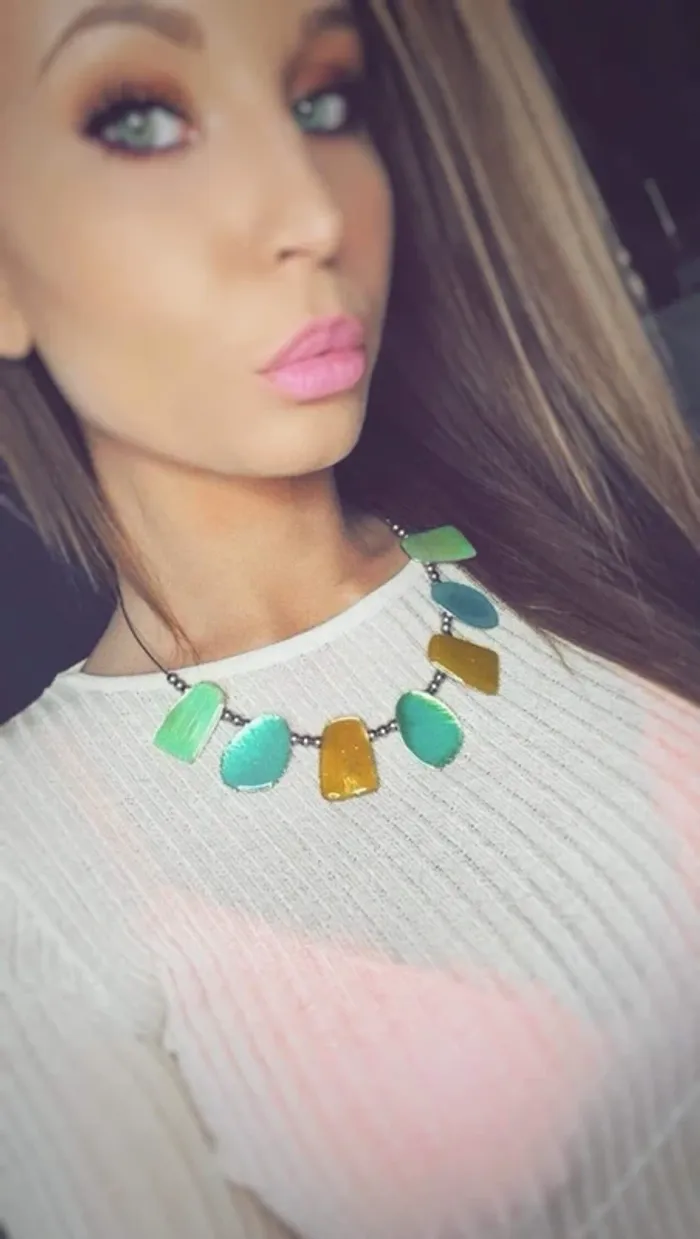 Collier estival 🟢🔵 - photo numéro 6