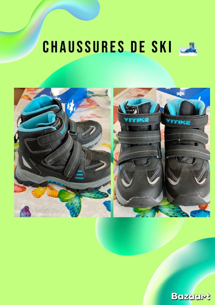 Vent blouson+Chaussures de ski 🎿