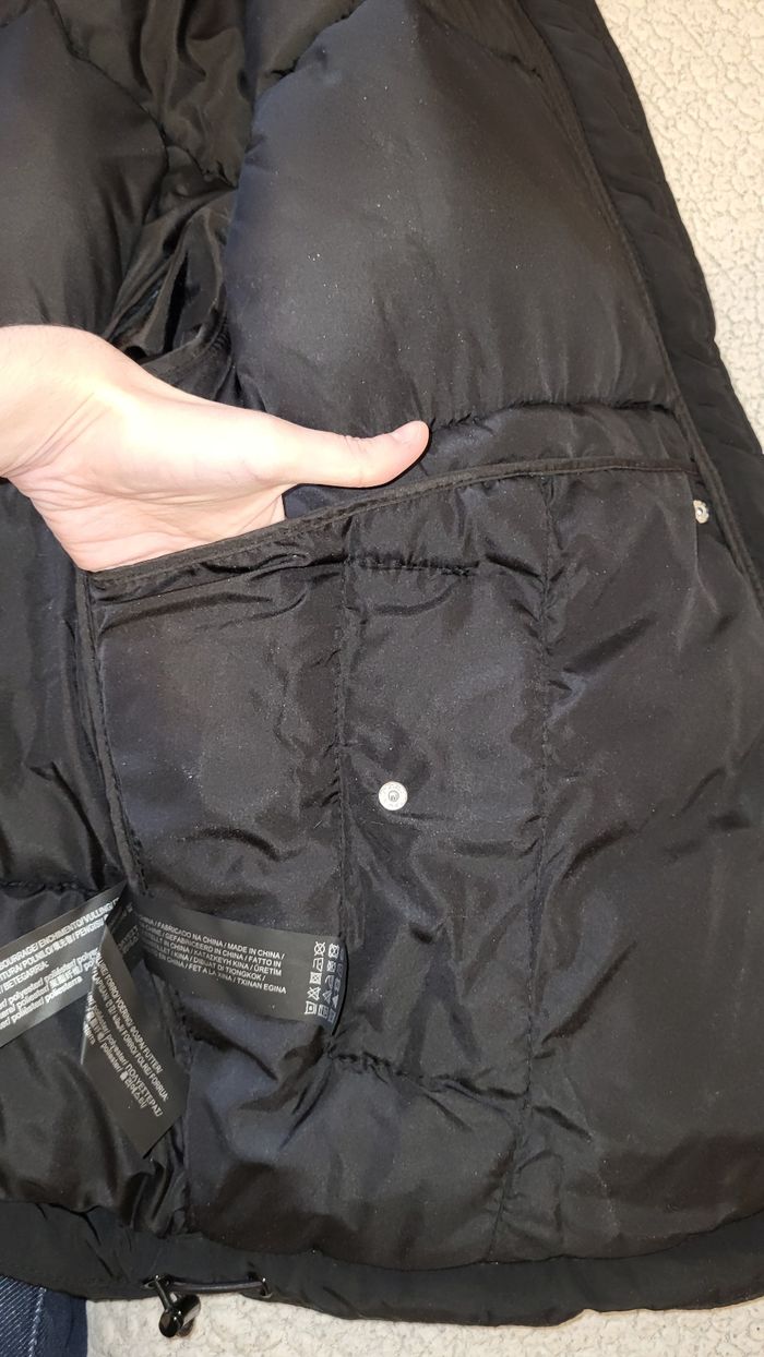 doudoune noir pull and bear - photo numéro 2