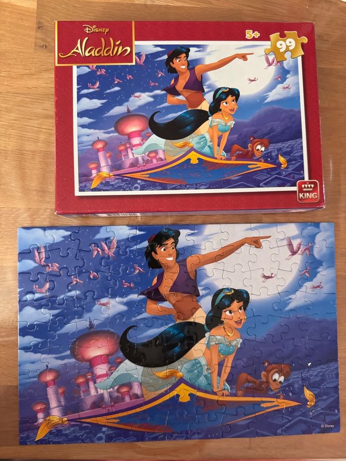 Puzzle la petite sirène Aladin Frozen princesse - photo numéro 2