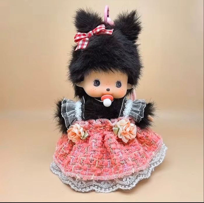 Peluche Monchhichi 15 cm neuve