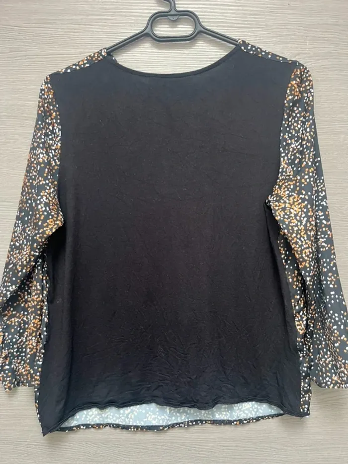 Blouse MNG noire et confettis - photo numéro 3