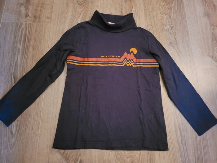 Sous-Pull bleu foncé ML Tape à l'œil 8 ans