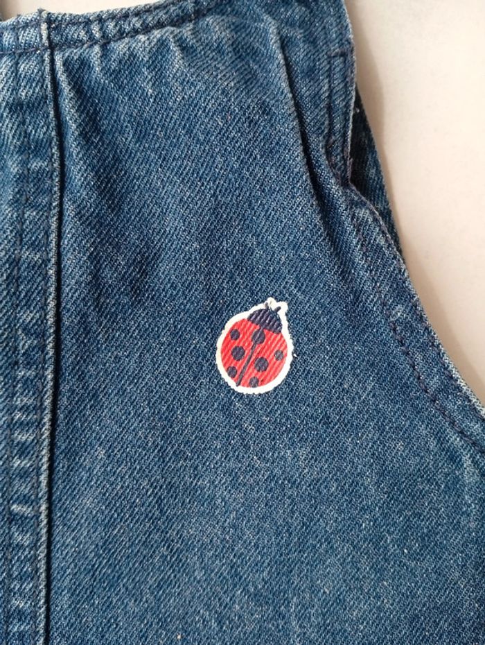 Tissaia - salopette robe en jean taille 5 ans - photo numéro 4