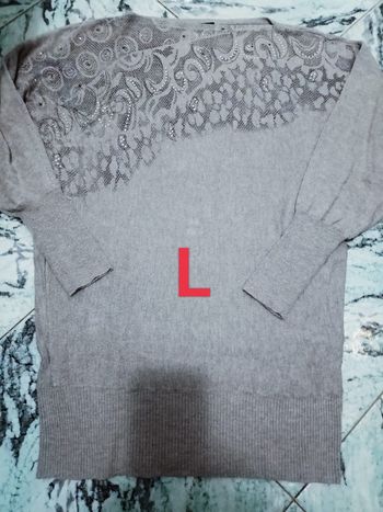 Maglione con intarsi L