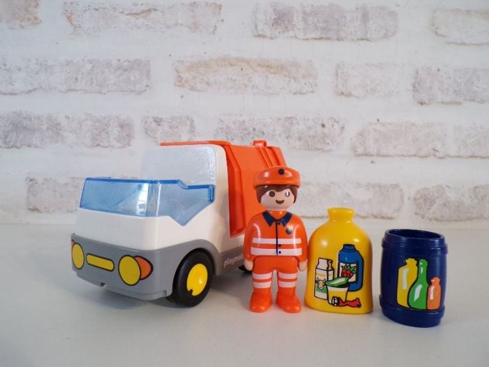 Camion poubelle - Playmobil - Playmobil 123  (J10)