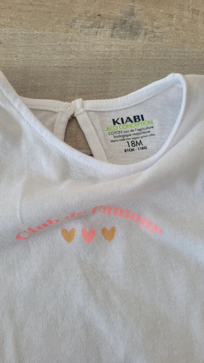 Ensemble short t shirt fille kiabi 18 mois - photo numéro 2