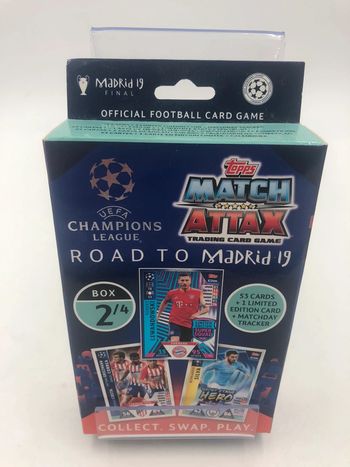 Coffret de cartes Topps Match Attax Road to Madrid 2019 UEFA Champions League 2/4 neuf