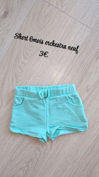 Short 6mois  orchestra neuf 