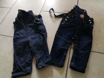 Salopettes en jeans