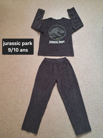 Pyjama jurassic Park 9/10 ans