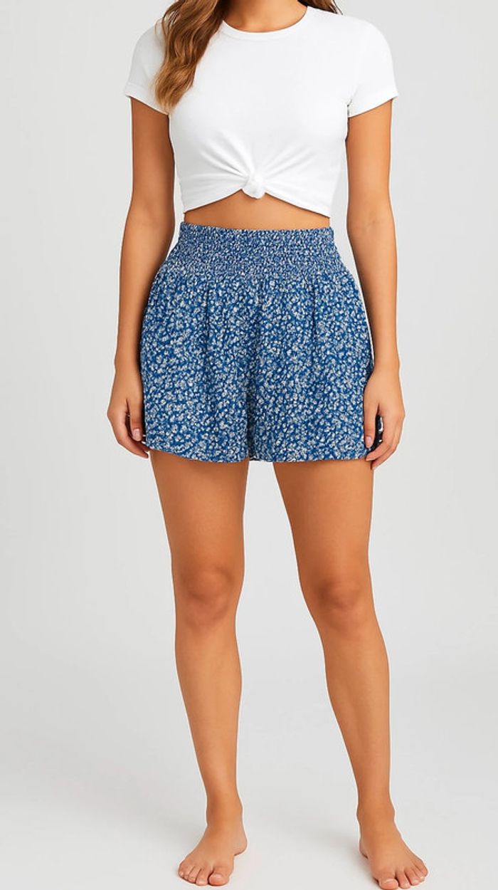 Short ample fleuri Shein