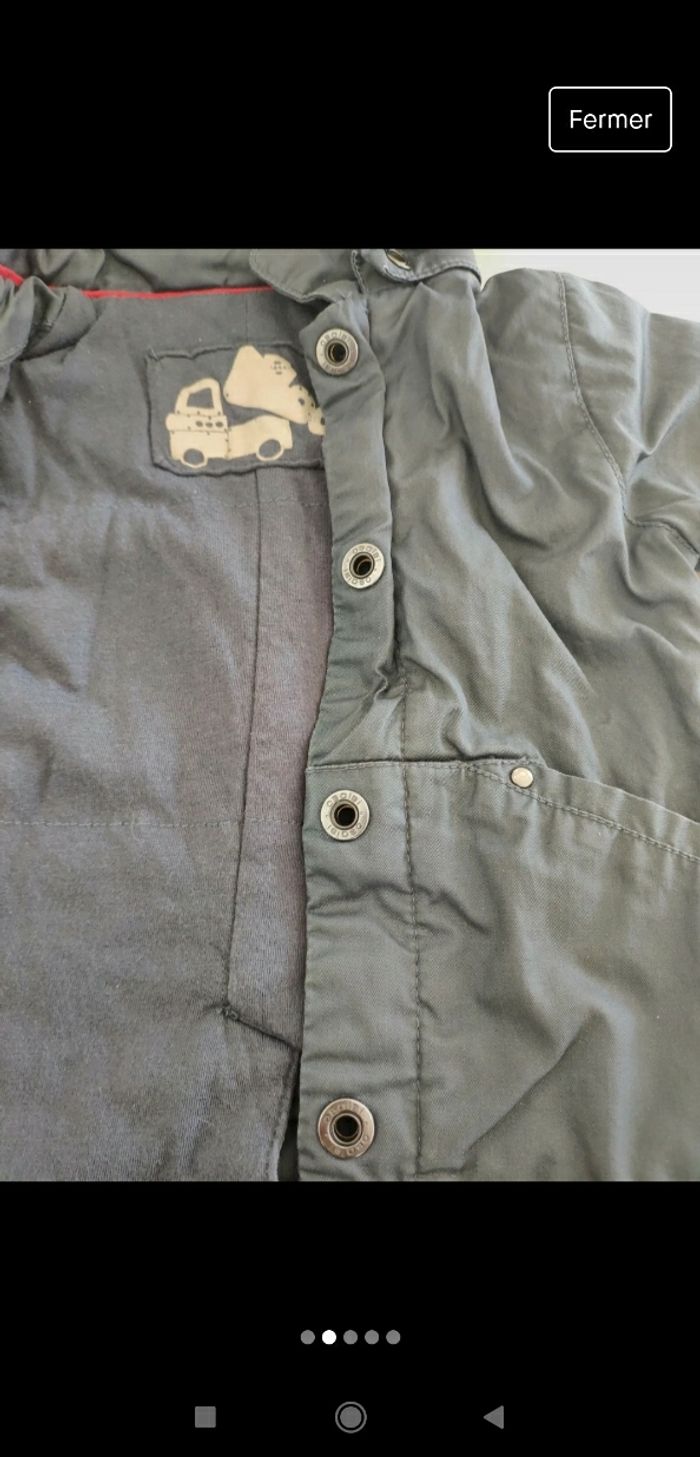Lot de 2 manteaux blousons Obaibi 3 mois - photo numéro 6