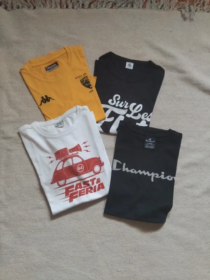 Lot 4 tee shirts t11 12 ans - photo numéro 6