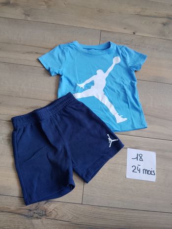 Ensemble garçon 18-24 mois short et t-shirt Jordan 