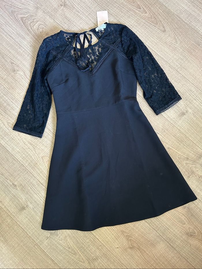 Robe noire neuve avec dentelle Grace&Mila taille S (valeur 55€) - photo numéro 7