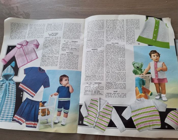 Magazine vintage 1973 tricotons sa layette n93 les doigts agiles - photo numéro 3