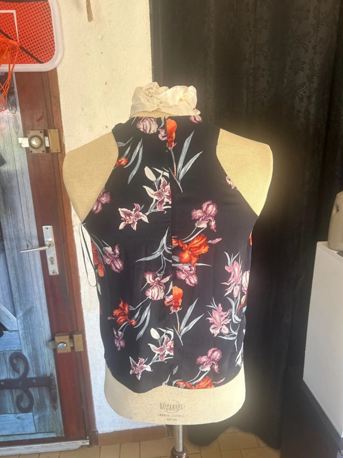 Joli haut fleuri femme Mango - photo numéro 2