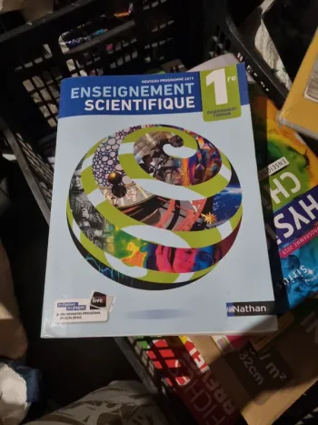 Enseignement scientifique nouveau programme 2019 1ere