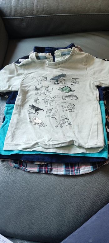 Lot 11 tee shirt MC 2 ans garçon