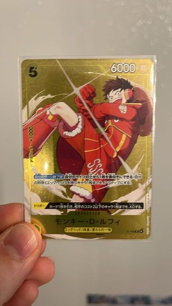 Lot 4 Cartes One Piece Monkey D. Luffy P-106 (Promo)