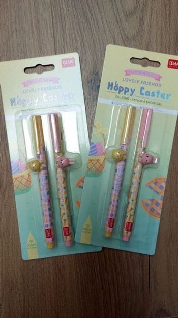 Stylos Legami collection paques 2026 hoppy easter NEUF