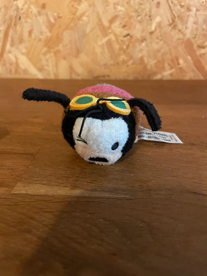 Tsum Tsum officiel Disneyland Paris Dingo 25 eme anniversaire avec lunettes d’aviateur - photo numéro 2