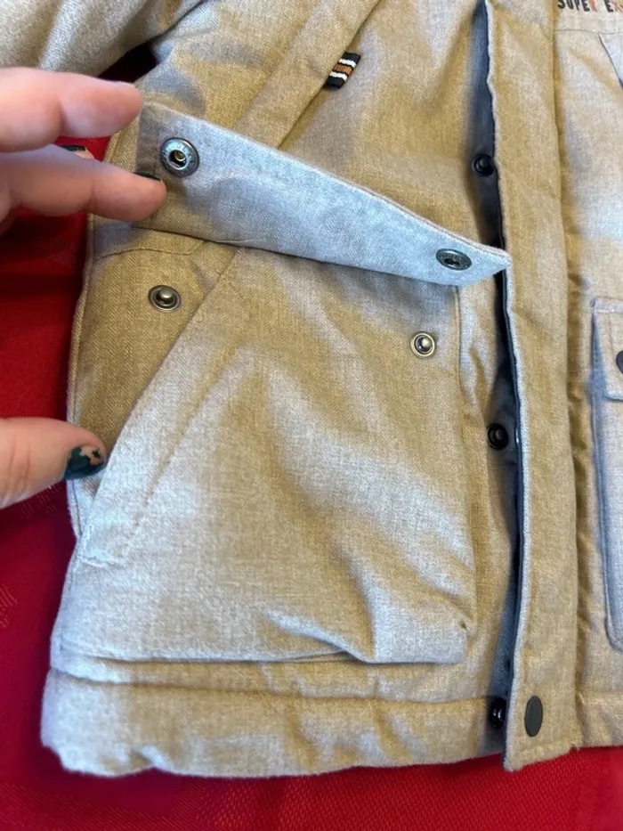 Manteau imperméable beige bébé garçon C&A - 9/12 mois - photo numéro 3