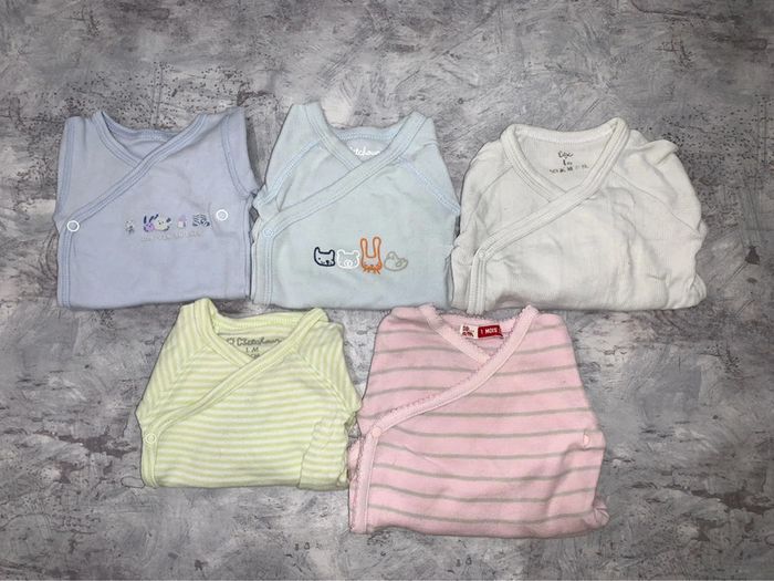 Lot de 5 body manches longues