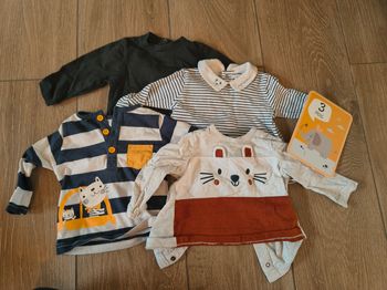 Tee shirt manches longues 3 mois