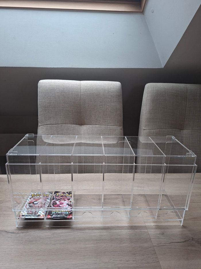 Distributeur pour boosters Pokémon ou autres TCG modèles 6 slots en acrylique premium - photo numéro 2