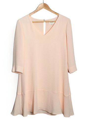 Robe Sézane fluide rose poudré – taille 36