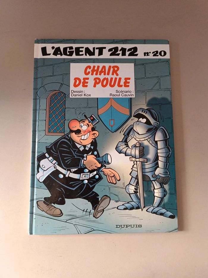 L'Agent 212 numéro 20 chair de poule Cauvin Dupuis