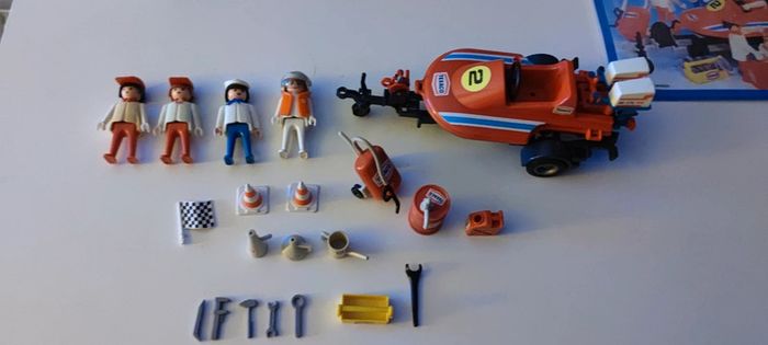 Playmobil N 3538 Bateau de Courses Texaco + pilote -Vintage-