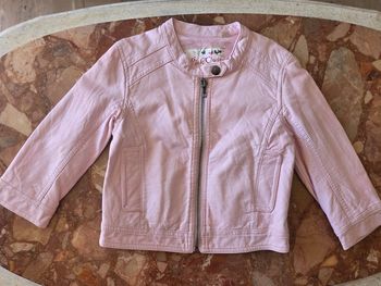 Veste simili cuir mi-saison 3 ans 