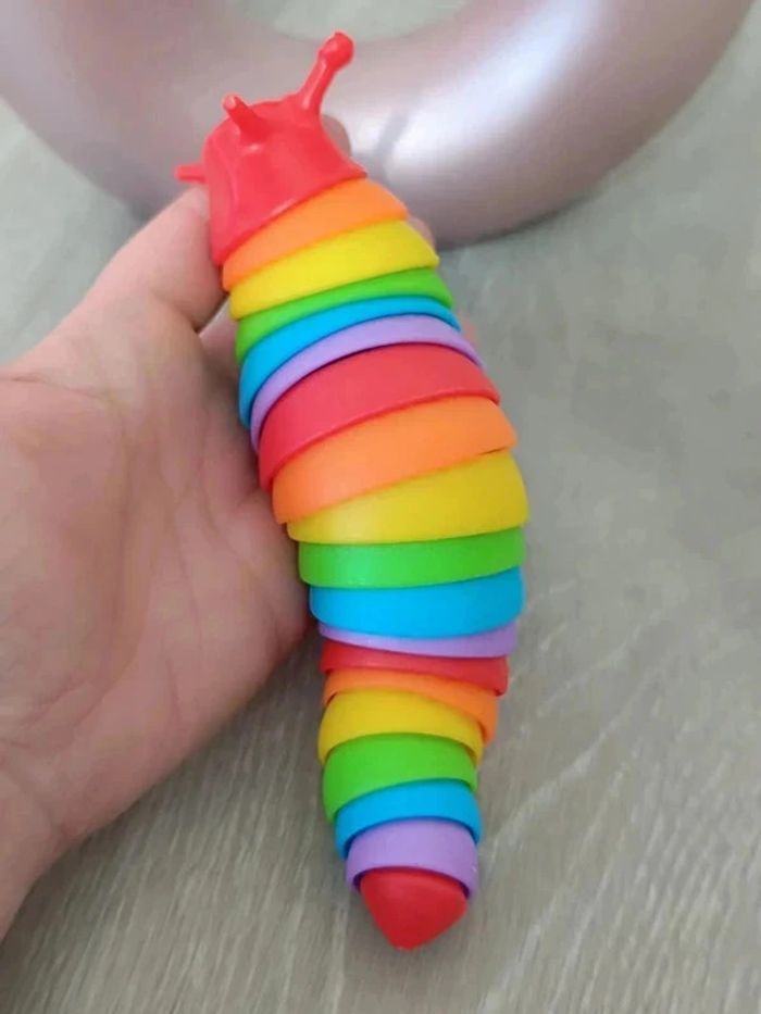Limace articulée arc-en-ciel - photo numéro 3