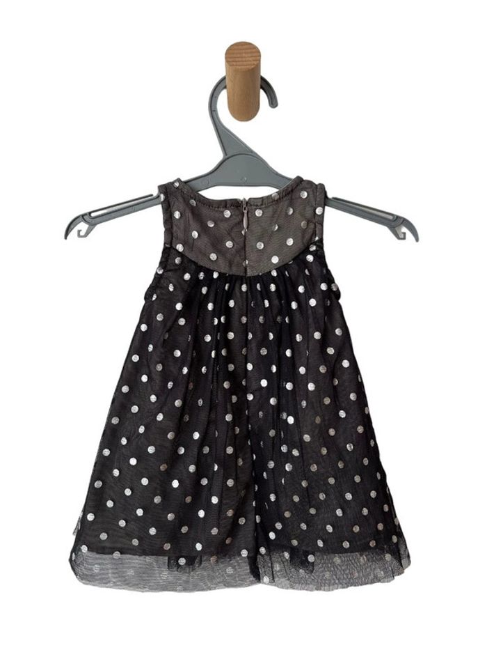 Robe sans manche en tulle gris à pois argentés - Name it 1-2 mois (56cm) - photo numéro 3