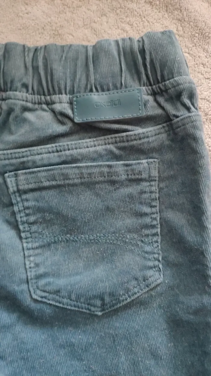 Pantalon okaidi 8 ans bleu - photo numéro 5
