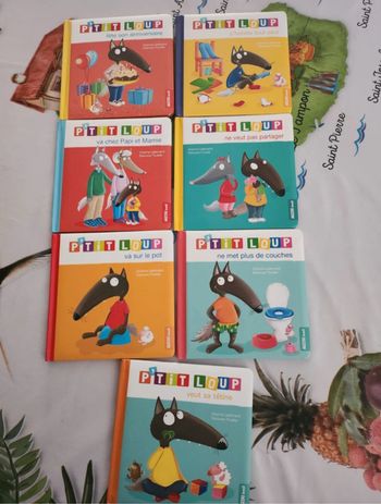 Lot 7 livres p’tit loup