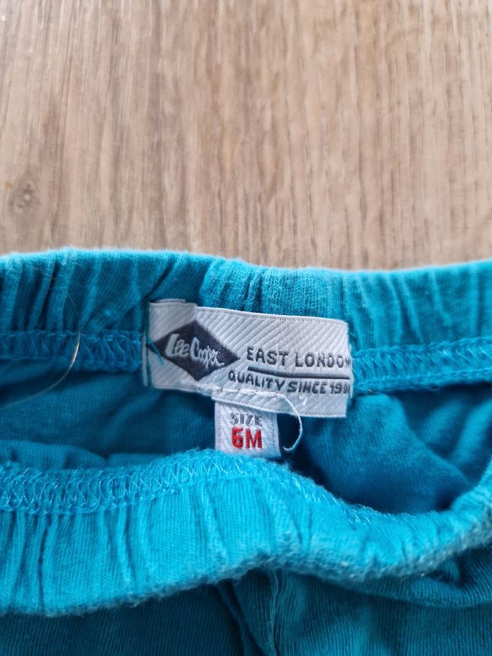 Short Bébé Garçon Lee Cooper Turquoise 6 Mois (East London Adventure) - photo numéro 2