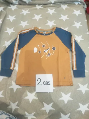 Tee shirt manches longues garçon 2 ans Okaïdi