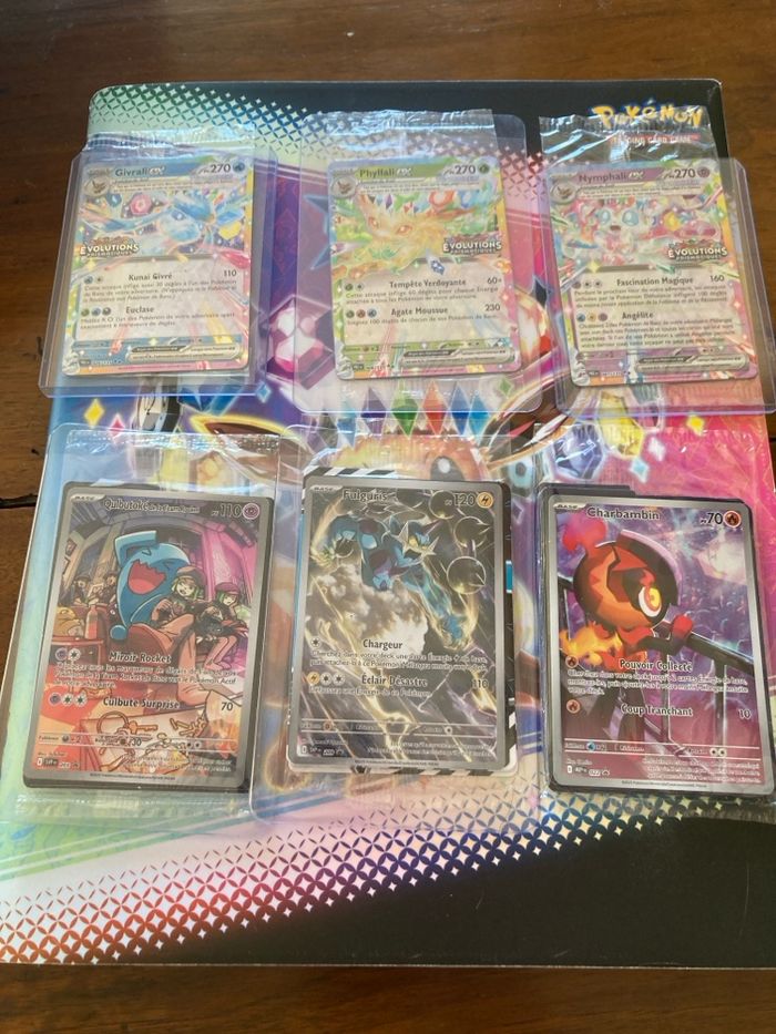 Lot de 6 cartes Pokémon promo scellées