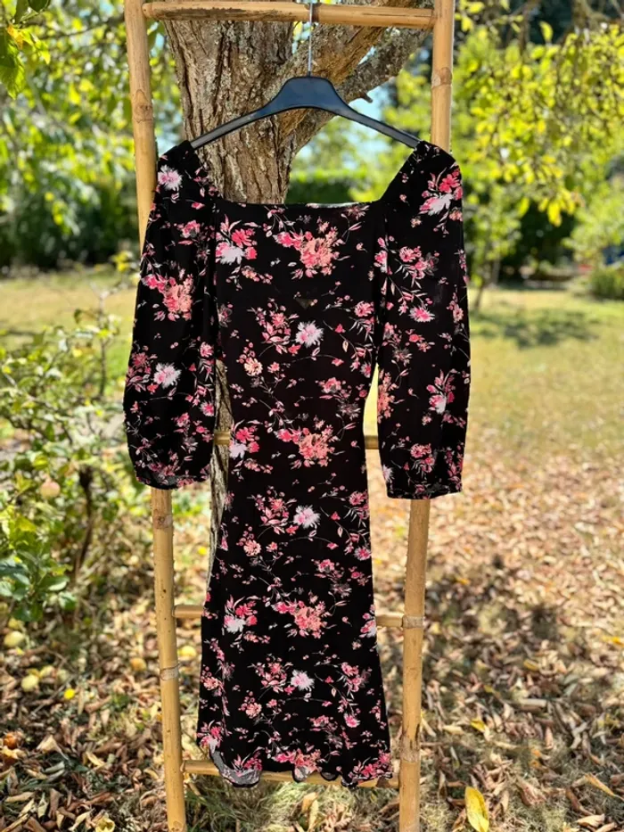 Robe fleurie || B-young || Taille 42 - photo numéro 3