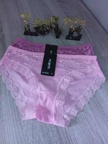 Lot de 2 culottes p'tite dentelle taille M