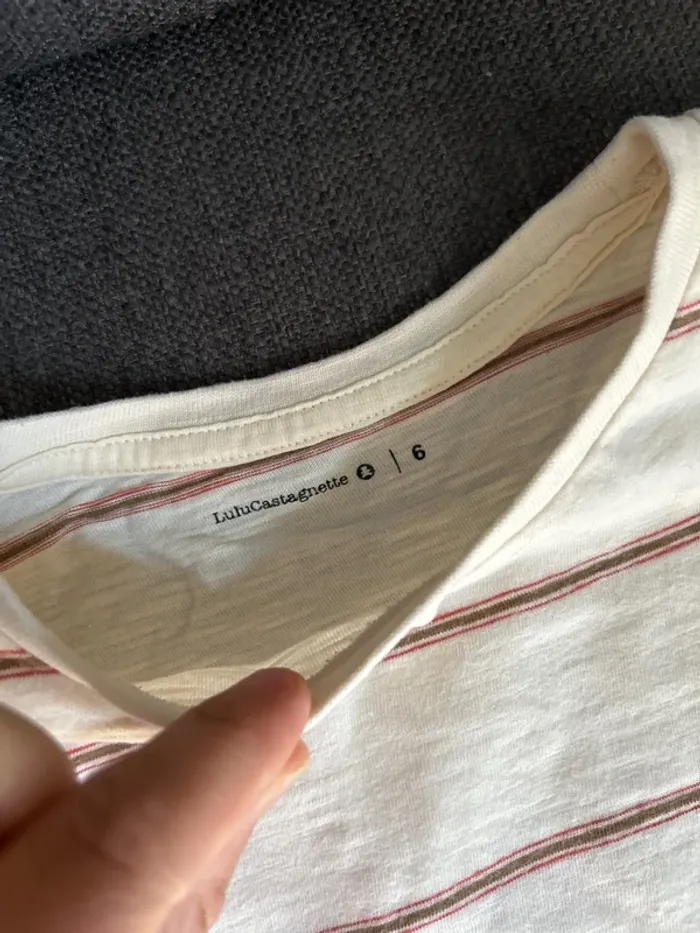 T-shirt garçon manches longues, lulu castagnette, taille 6 ans - photo numéro 2
