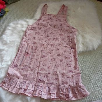 Robe tablier fleurie 8 ans