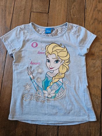 Tee-shirt reine des neiges/frozen/disney/elsa