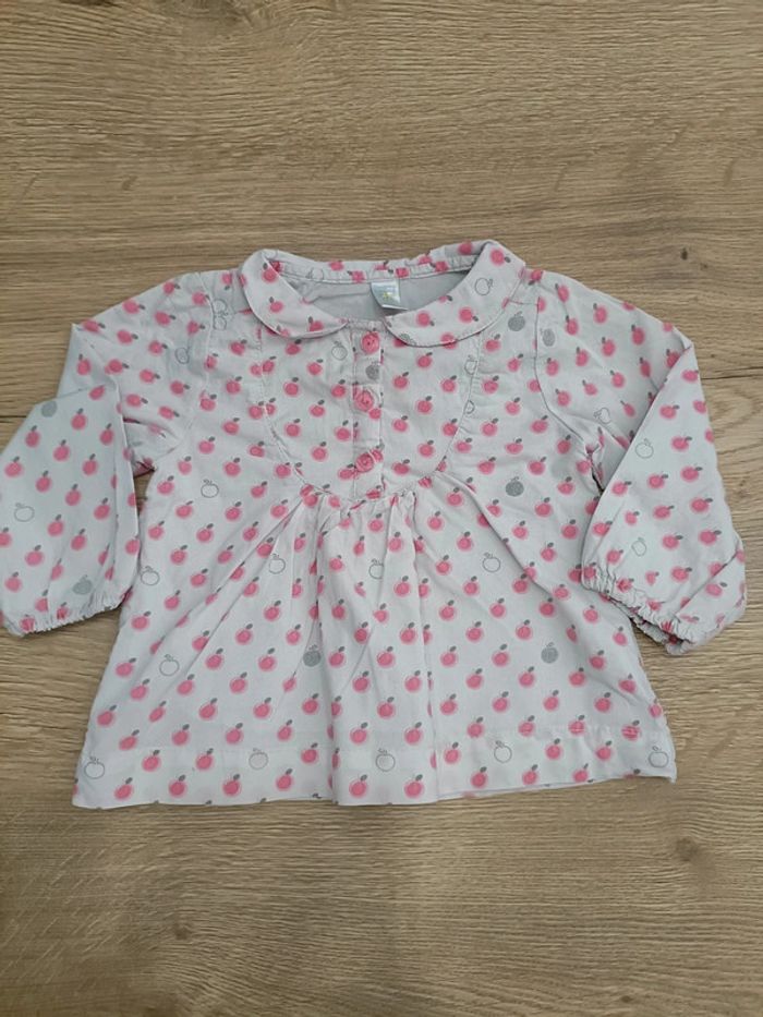 -Chemise avec pomme - 1 an - obaïbi - photo numéro 2